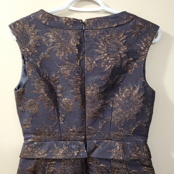 Marc Jacob's - "Gilded Sunflower" 🌻 Jacquard Dress - ASO Gossip Girl - Size 2 - Picture 7 of 11